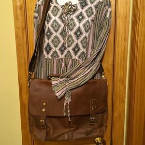 Genuine Leather laptop bag.